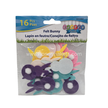 16PCS Easter Felt Stickers